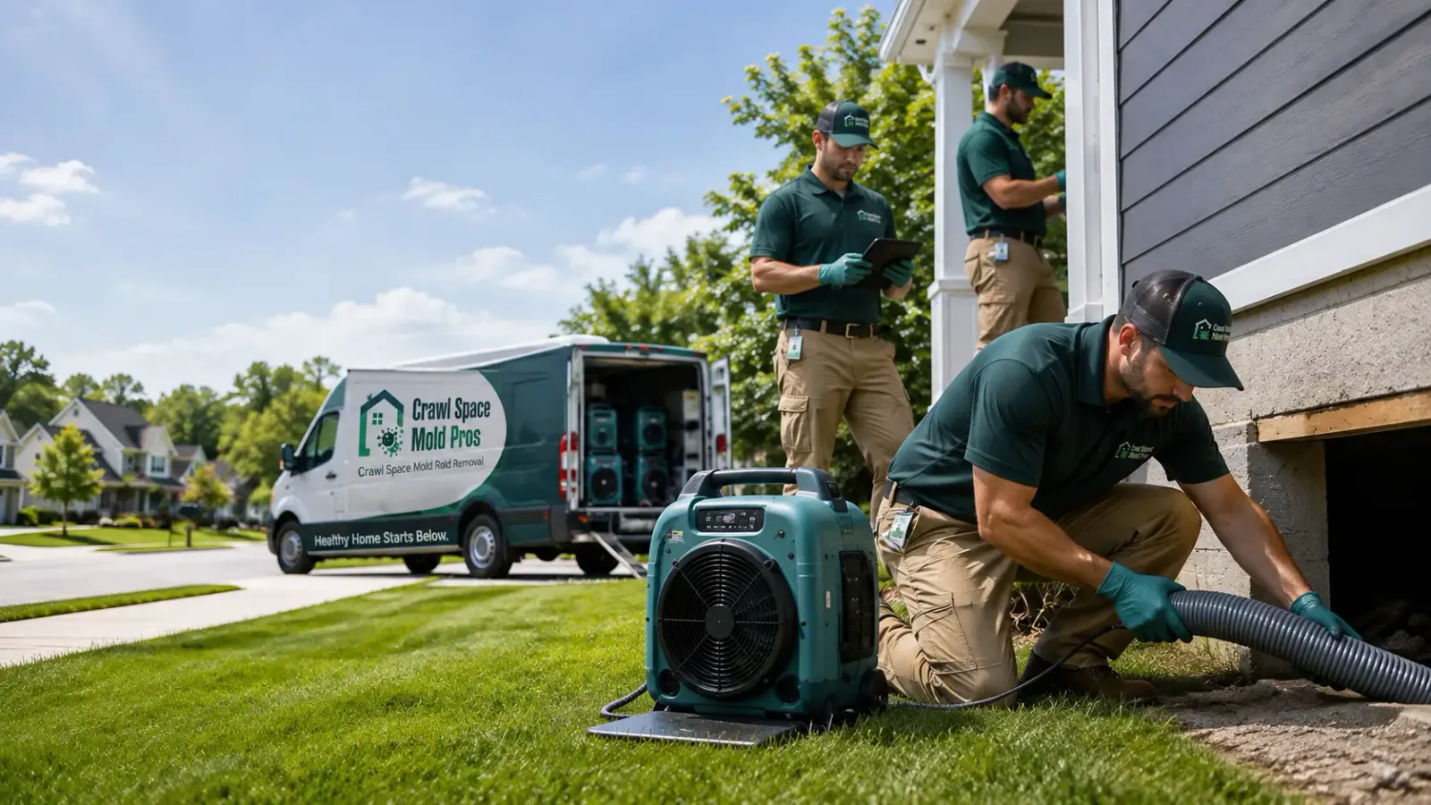 Crawl Space Mold Removal in Rahway, NJ